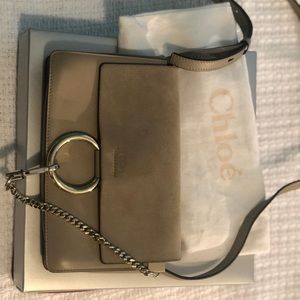 Suede Calf Skin Medium Faye - Motty Grey